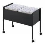 DURABLE ECO Pojízdná kartotéka 100 DUO - Černá