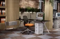 DURABLE ECO Pojízdná kartotéka 100 DUO - Černá