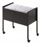 DURABLE ECO Pojízdná kartotéka 80 A4 - Černá