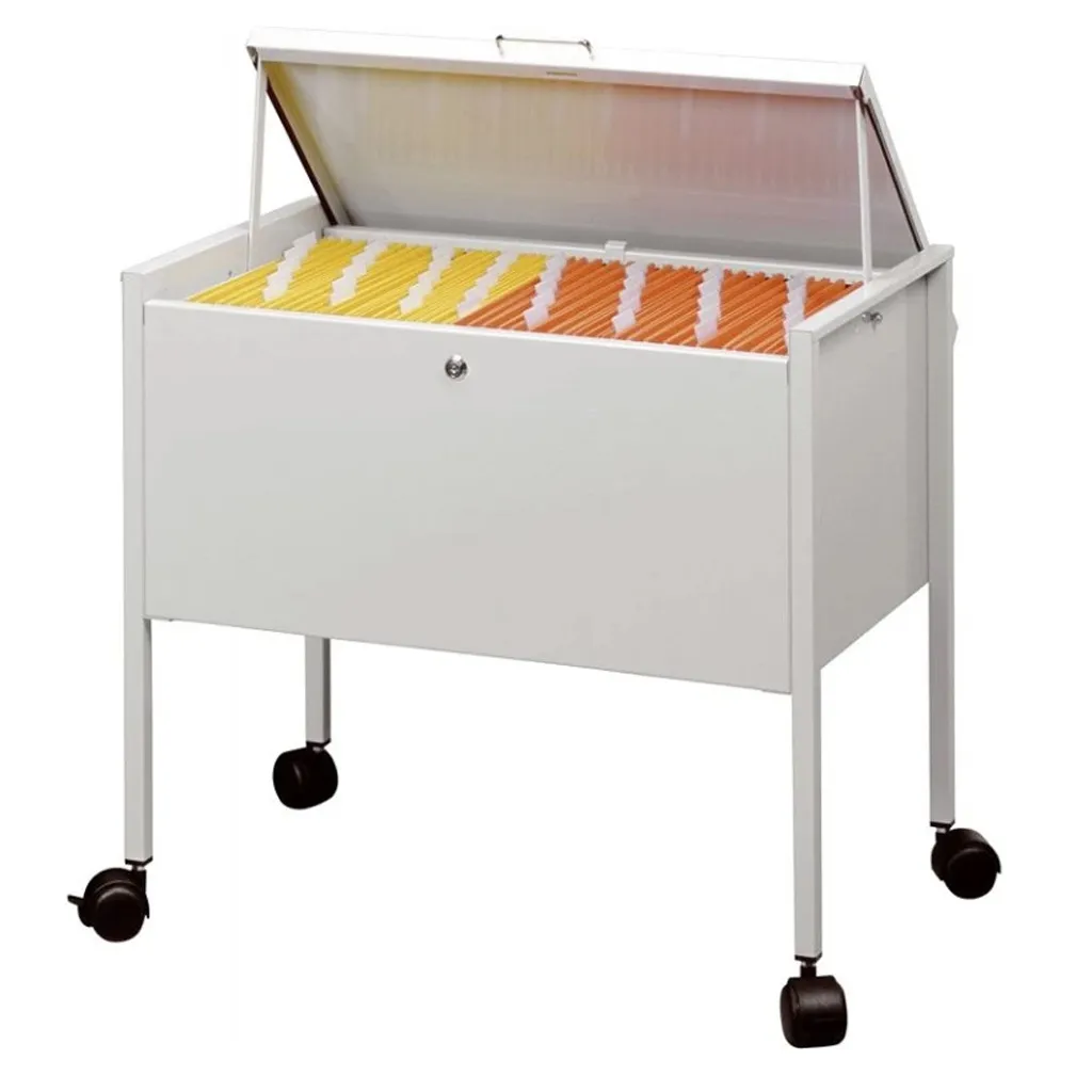 DURABLE ECO Pojízdná kartotéka 80 A4 TOP - Šedá