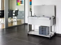 DURABLE Pojízdná kartotéka 100 A4 MULTI TOP - Šedá DURABLE Pojízdná kartotéka 100 A4 MULTI TOP - Šedá