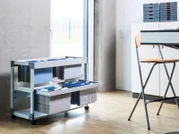DURABLE Pojízdná kartotéka 200 A4 MULTI DUO - Šedá