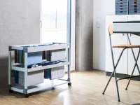 DURABLE Pojízdná kartotéka 200 A4 MULTI DUO - Šedá