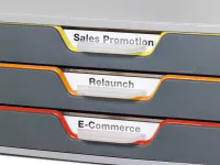 DURABLE VARICOLOR 3 - Zásuvkový box s 3 přihrádkami