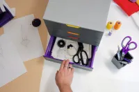 DURABLE VARICOLOR 4 - Zásuvkový box se 4 přihrádkami