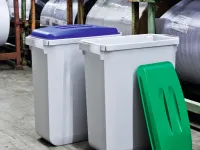 Odpadkový koš DURABLE - DURABIN 60 litrů - Modrý