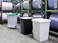 Odpadkový koš DURABLE - DURABIN 90 litrů - Zelený