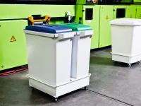Poklop na odpadkový koš - DURABIN LID 60 - Zelený DURABLE