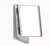 SHERPA nástěnný držák s 10 černo šedými kapsami A4 DURABLE