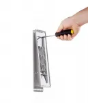 SHERPA nástěnný držák s 10 černo šedými kapsami A4 DURABLE