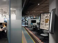 SHERPA nástěnný držák s 10 černo šedými kapsami A4 DURABLE