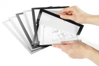 DURAFRAME Magnetic Plus rámeček A4 - Černý - 2 ks DURABLE