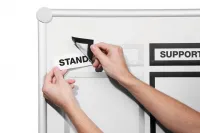 DURAFRAME Magnetic Top rámeček nad A4 - Černý - 5 ks DURABLE