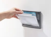 Orientační tabulka CLICK SIGN 149x52,5 mm - Grafitová DURABLE