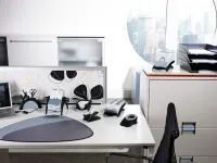 Otočný držák na 400 vizitek VISIFIX FLIP VEGAS - Černá DURABLE