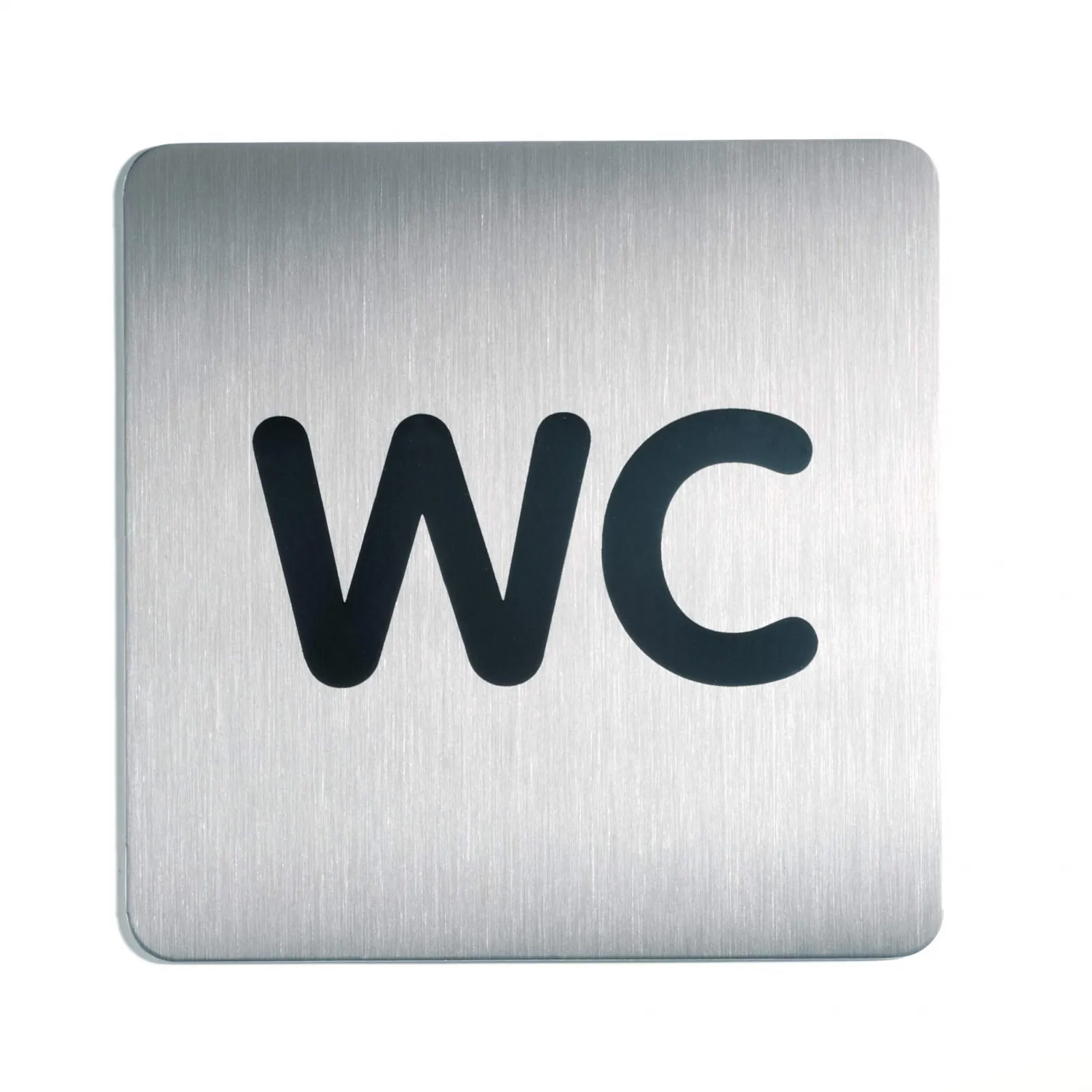 Piktogram pro označení toalet "WC" 150x150 mm DURABLE