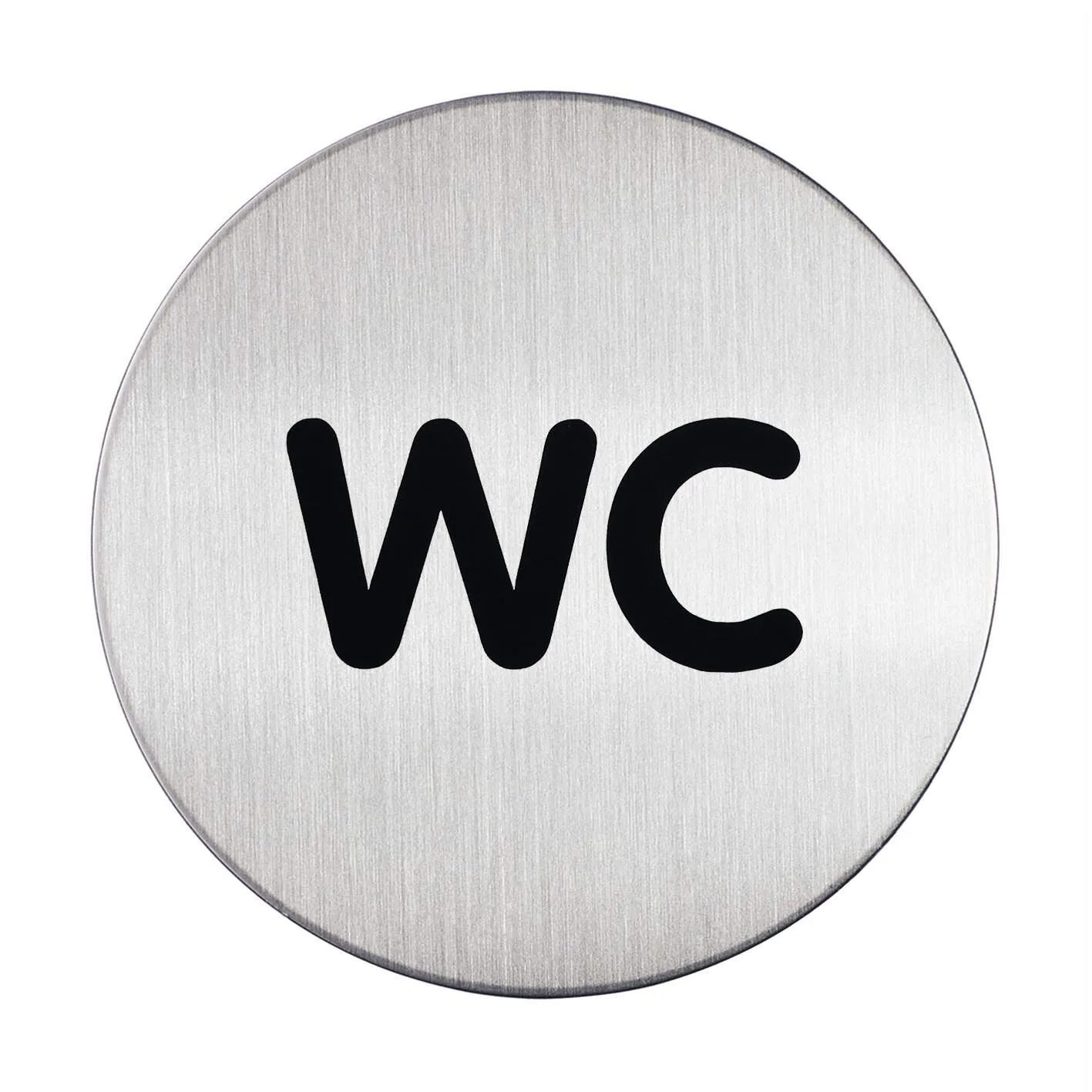 Piktogram pro označení toalet "WC", 83 mm DURABLE