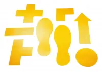 Podlahové značení Tvar "Bod” - 100 mm - 10 ks DURABLE