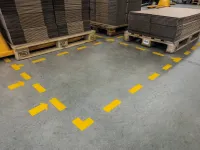 Podlahové značení Tvar "Bod” - 100 mm - 10 ks DURABLE