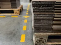 Podlahové značení Tvar “Kříž” - 150x150 mm - 10 ks DURABLE