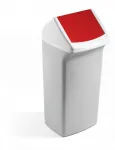 Výklopný poklop na koš DURABIN SQUARE 40 - Červený DURABLE