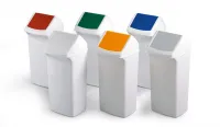 Výklopný poklop na koš DURABIN SQUARE 40 - Šedý DURABLE Výklopný poklop na koš DURABIN SQUARE 40 - Šedý DURABLE