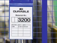 Závěsná kapsa s upínacími popruhy A4 na výšku, 50 ks DURABLE