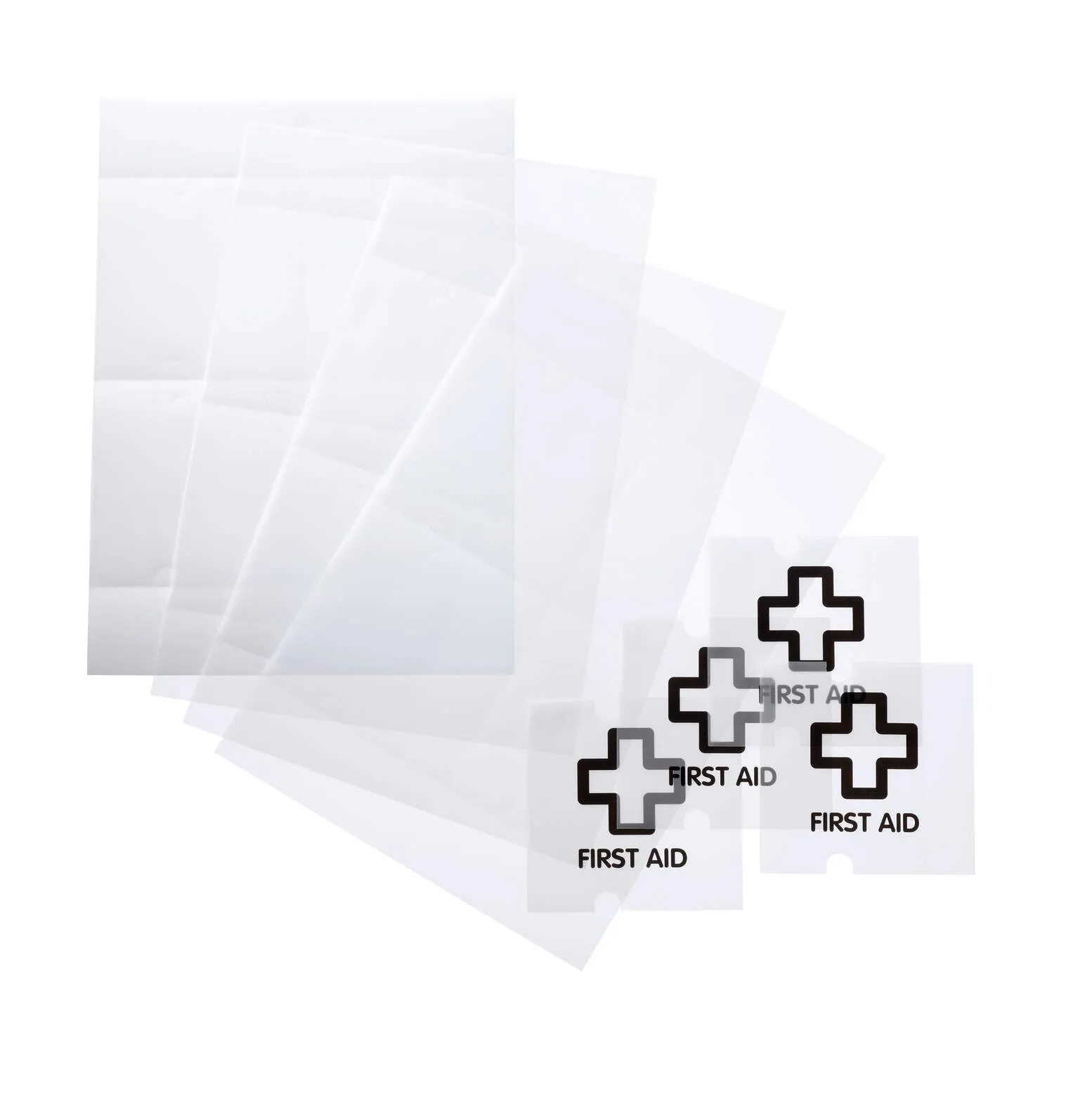 CRYSTAL SIGN náhradní mléčné štítky 105x105 mm, 10 ks DURABLE