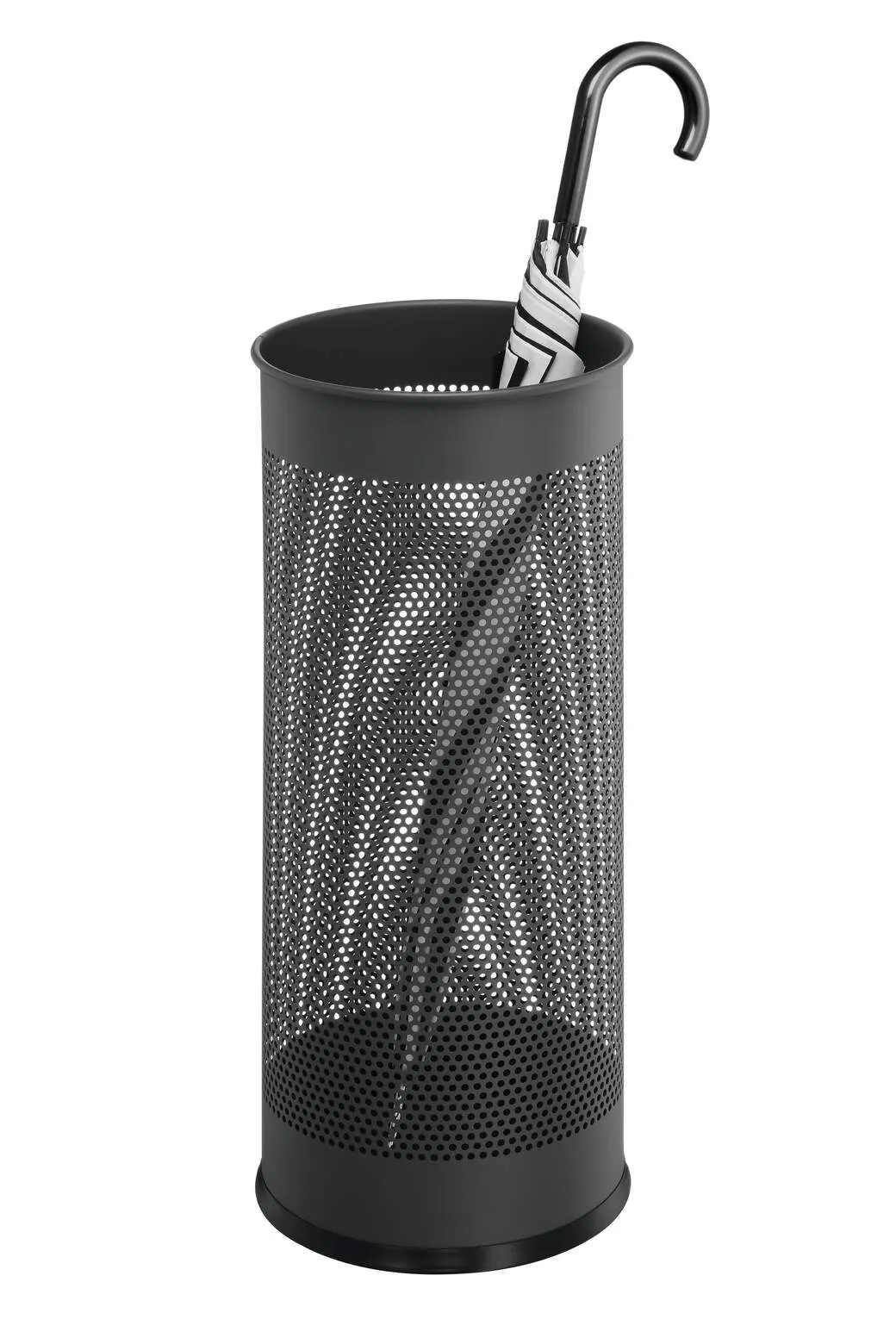 Kovový perforovaný stojan na deštníky, 28,5 l - Charcoal DURABLE