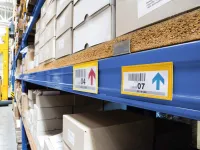 Magnetické pouzdro na dokumenty 100x38 mm, 50 ks - Žlutá DURABLE