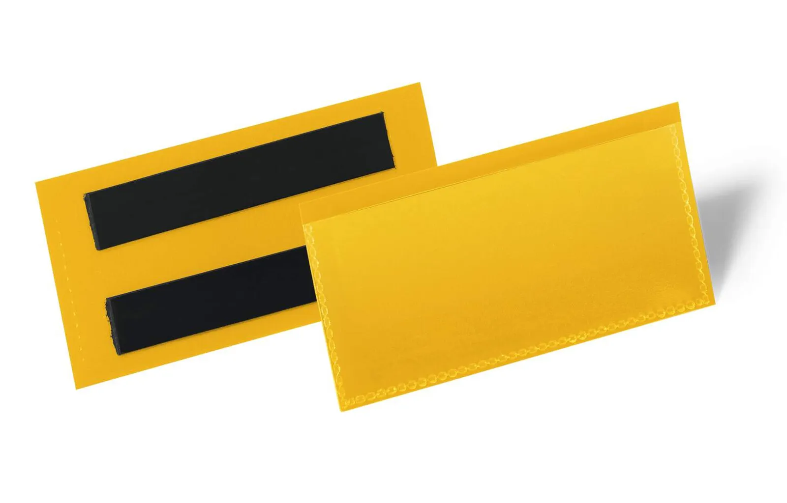 Magnetické pouzdro na dokumenty 100x38 mm, 50 ks - Žlutá DURABLE