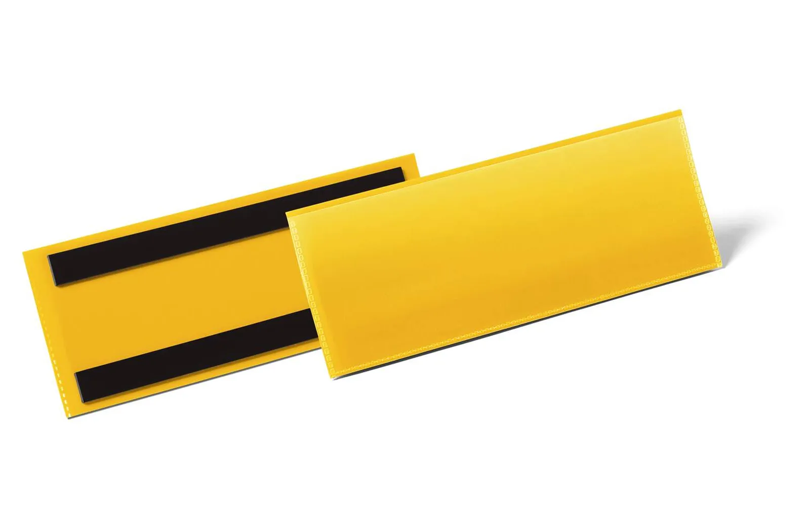Magnetické pouzdro na dokumenty 210x74 mm, 50 ks - Žlutá DURABLE