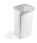 Odpadkový koš DURABIN SQUARE 40 litrů - Bílý DURABLE