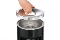 Odpadkový koš Safe s kulatým popelníkem - Antracit DURABLE