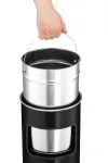 Odpadkový koš Safe s kulatým popelníkem - Antracit DURABLE