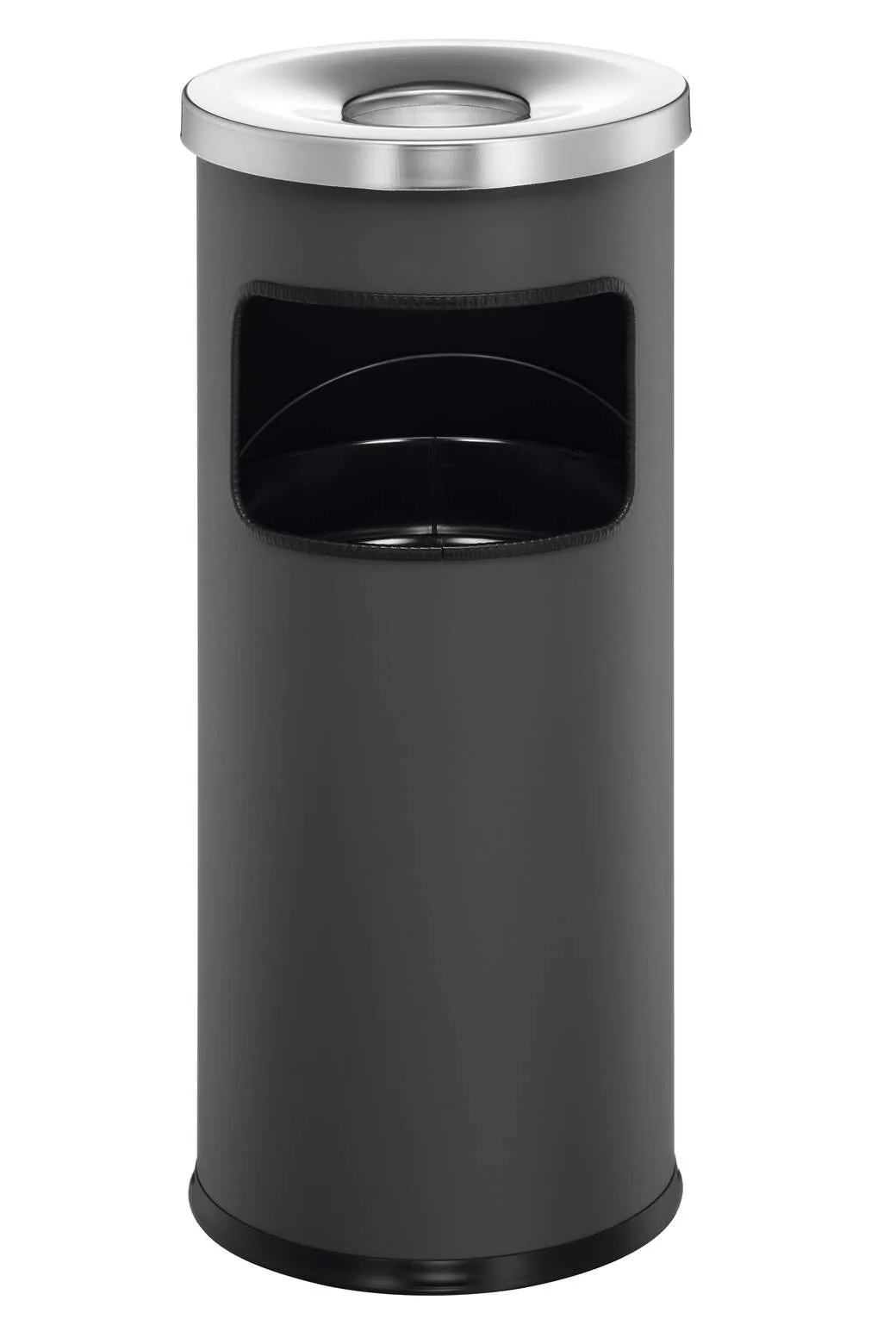 Odpadkový koš Safe s kulatým popelníkem - Antracit DURABLE