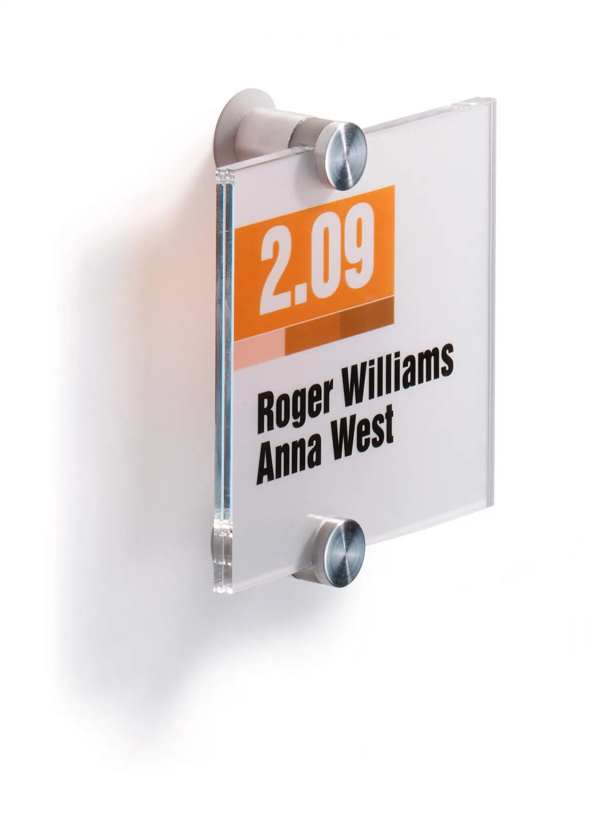 Orientační nástěnná tabulka CRYSTAL SIGN 105x105 mm DURABLE