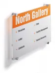 Orientační nástěnná tabulka CRYSTAL SIGN A3 297x420 mm DURABLE