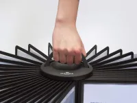 Rotující listovací soubor se 40 černými kapsami A4 DURABLE