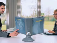 SHERPA Stolní držák s 10 černými kapsami formátu A4 DURABLE