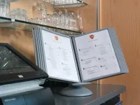 SHERPA Stolní držák s 10 černými kapsami formátu A4 DURABLE