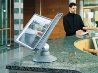 SHERPA Stolní držák s 10 šedými kapsami formátu A4 DURABLE