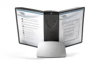 SHERPA STYLE Stolní držák s 10 černými kapsami A4 DURABLE