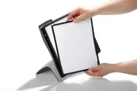 SHERPA STYLE Stolní držák s 10 černými kapsami A4 DURABLE