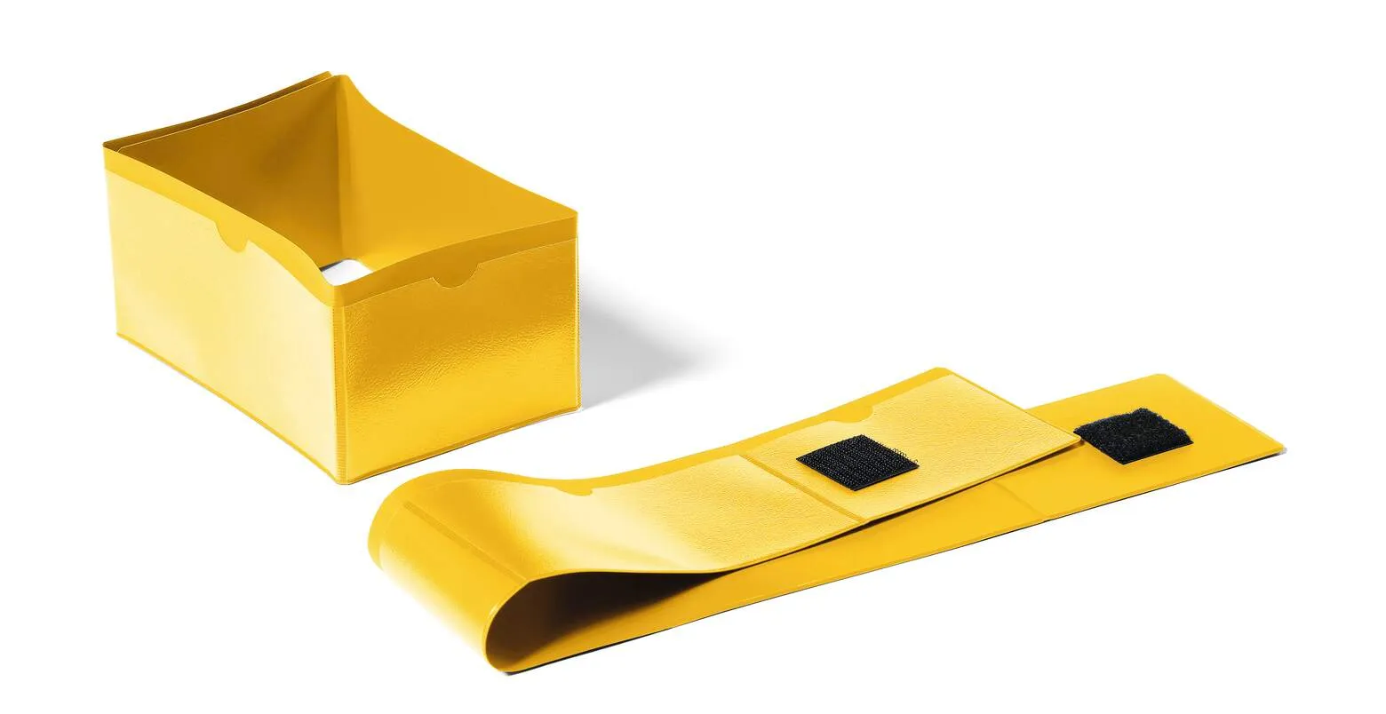 Skladovací kapesní paletový pás 140x65 mm, bal. 50 ks - Žlutá DURABLE