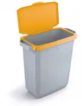Výklopný poklop na odpadkový koš - DURABIN 60 - Žlutý DURABLE