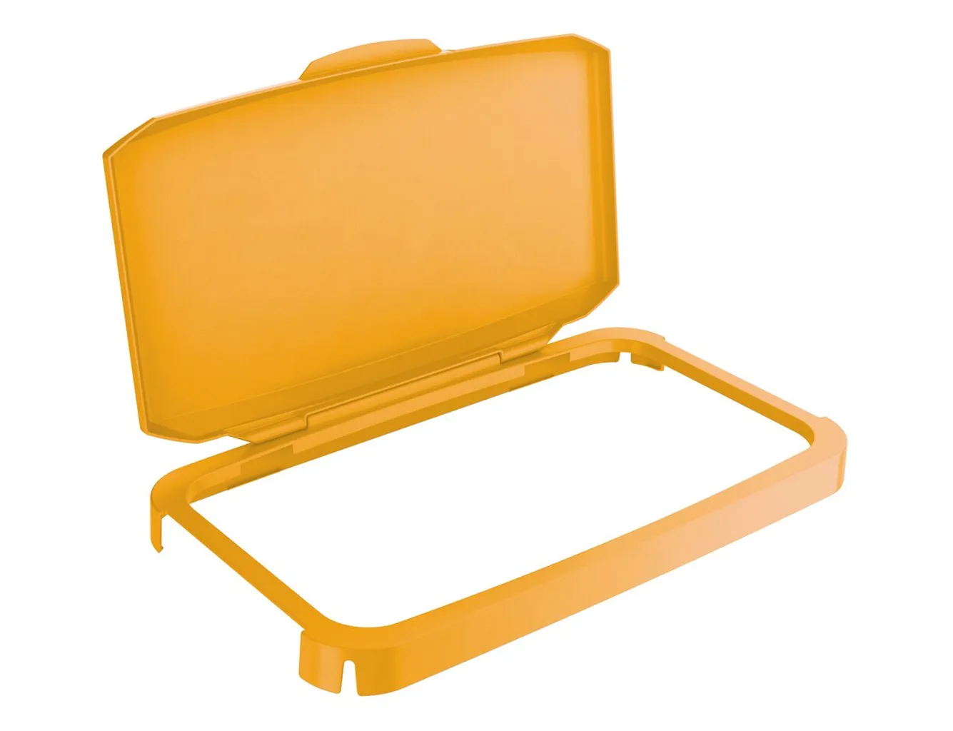 Výklopný poklop na odpadkový koš - DURABIN 60 - Žlutý DURABLE