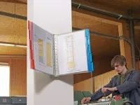 FUNCTION nástěnný držák s 10 kapsami formátu A4 DURABLE