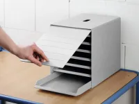 IDEALBOX PLUS 7 - Úložný box se 7 přihrádkami - Charcoal DURABLE IDEALBOX PLUS 7 - Úložný box se 7 přihrádkami - Charcoal DURABLE