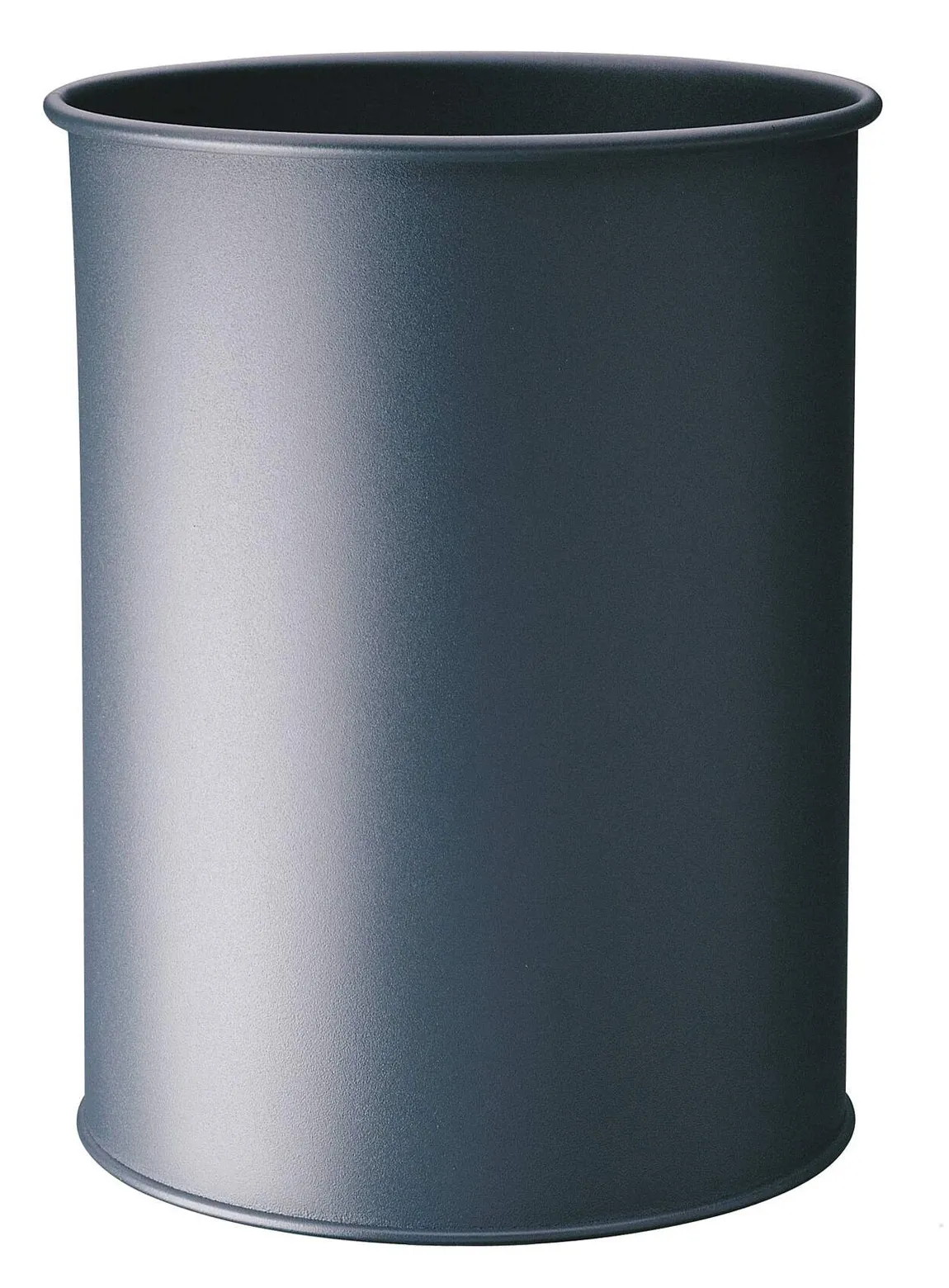Kovový odpadkový koš kulatý DURABLE 15 - Antracit